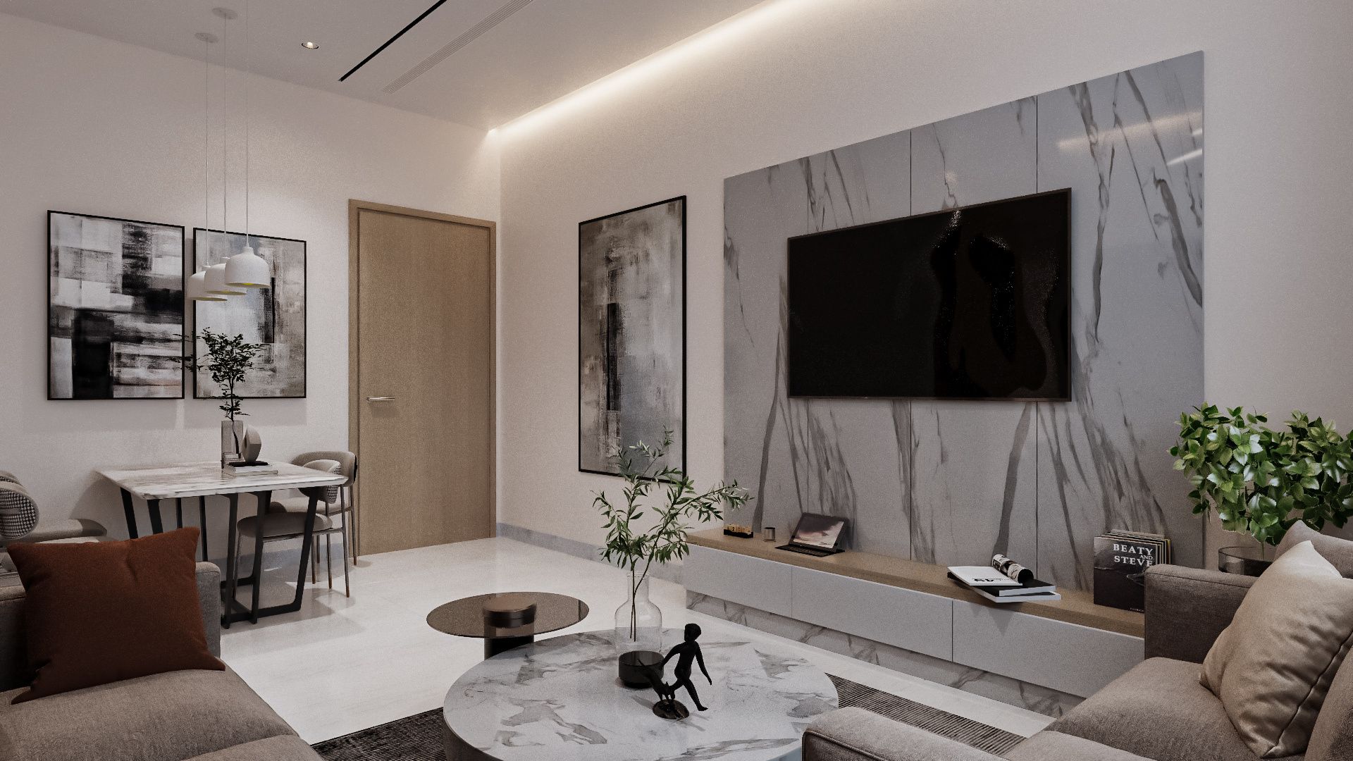 Living room interior — Double Two Double Nine